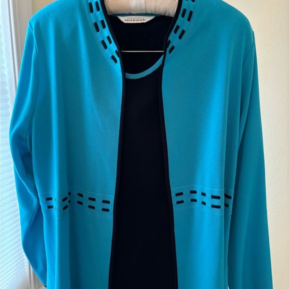 Misook jacket, knit tank and skirt XL